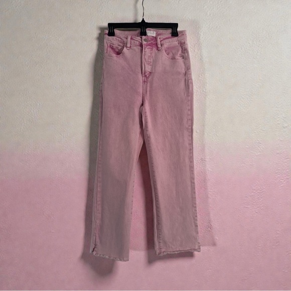 Women's Risen Pink Flare & Wide Leg Jeans Size 7 - Picture 7 of 9